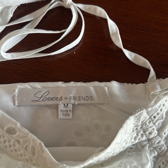Lovers + friends white romper size M - Picture 6 of 7